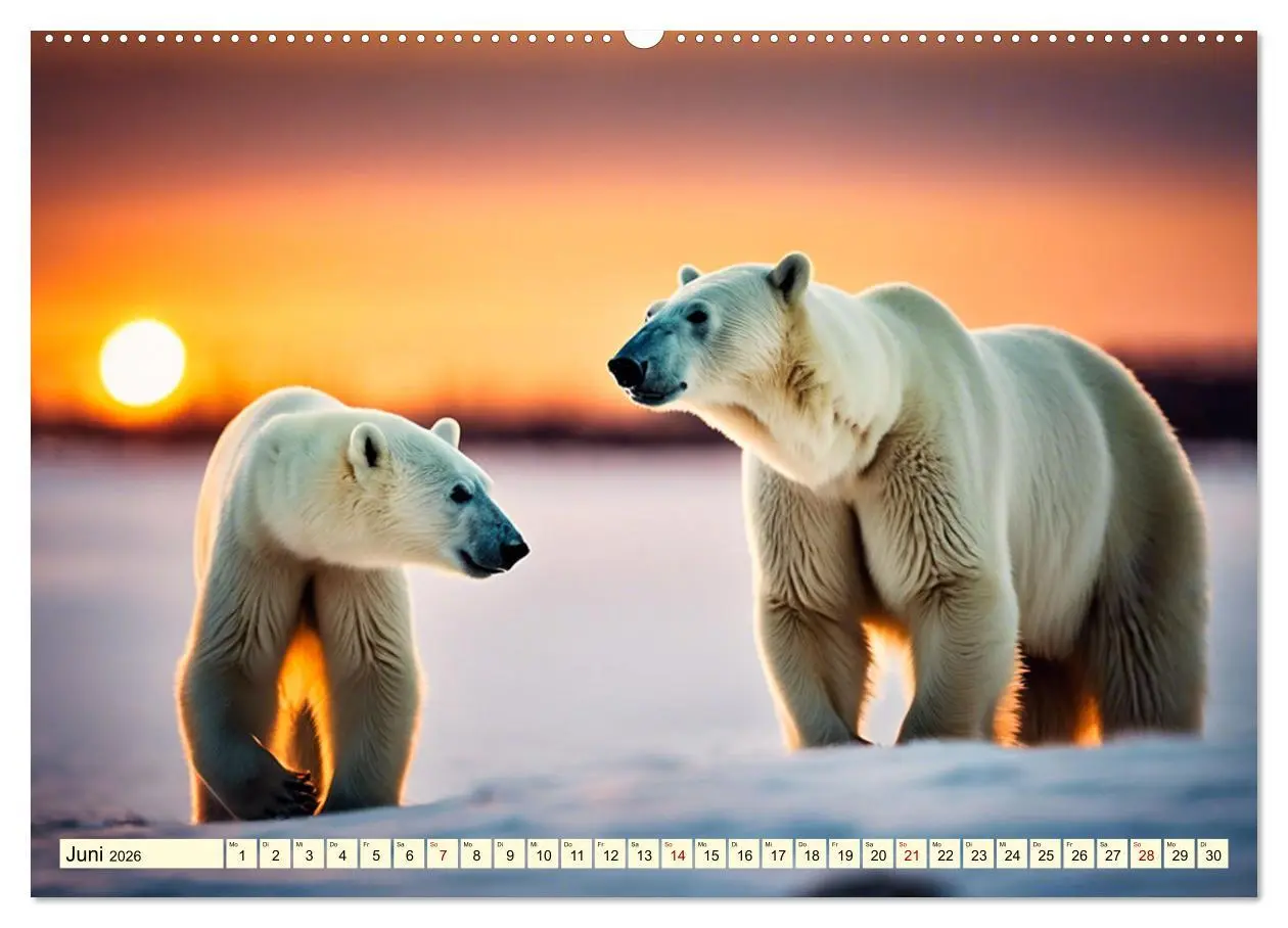 Bild: 9783457419205 | Eisbären im Fokus (hochwertiger Premium Wandkalender 2026 DIN A2...