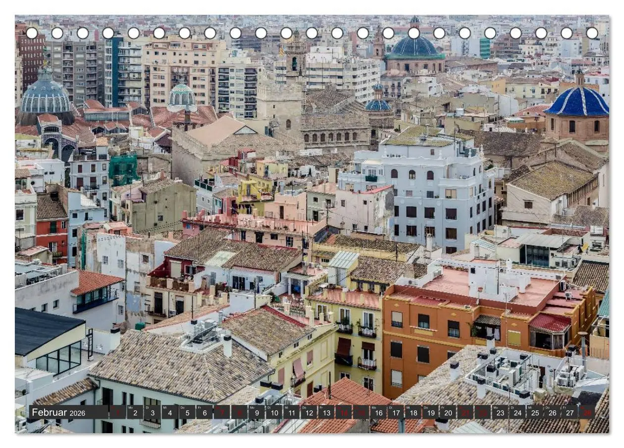 Bild: 9783457899205 | Valencia - Stadt am Turia (Tischkalender 2026 DIN A5 quer),...