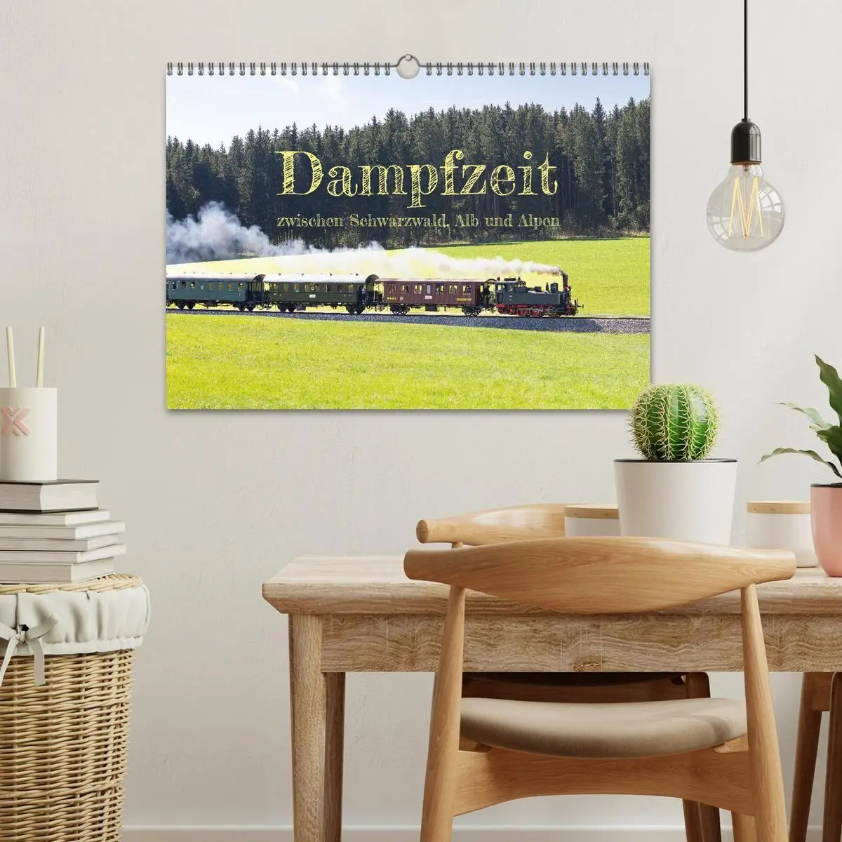 Bild: 9783594279205 | Dampfzeit zwischen Schwarzwald, Alb und Alpen (Wandkalender 2027...