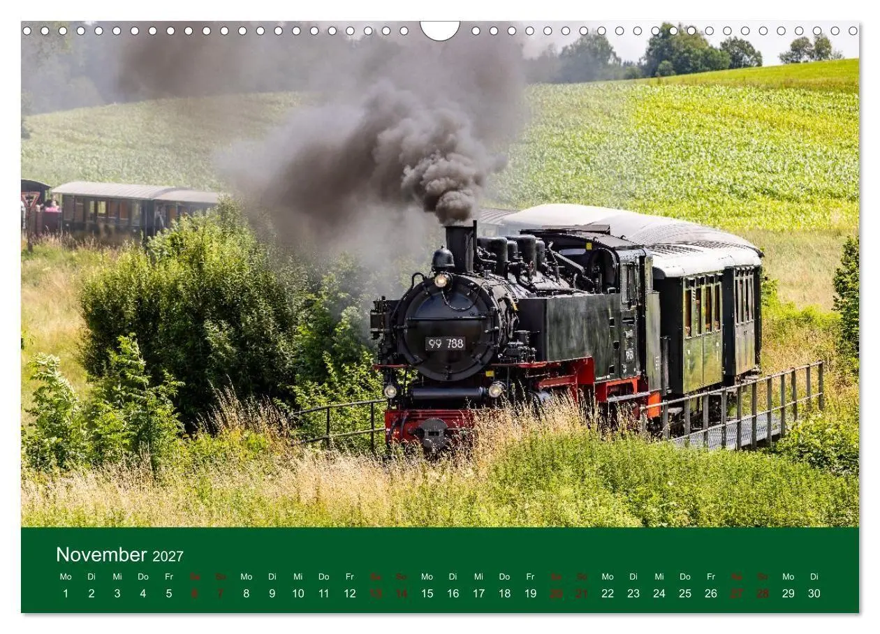 Bild: 9783594279205 | Dampfzeit zwischen Schwarzwald, Alb und Alpen (Wandkalender 2027...
