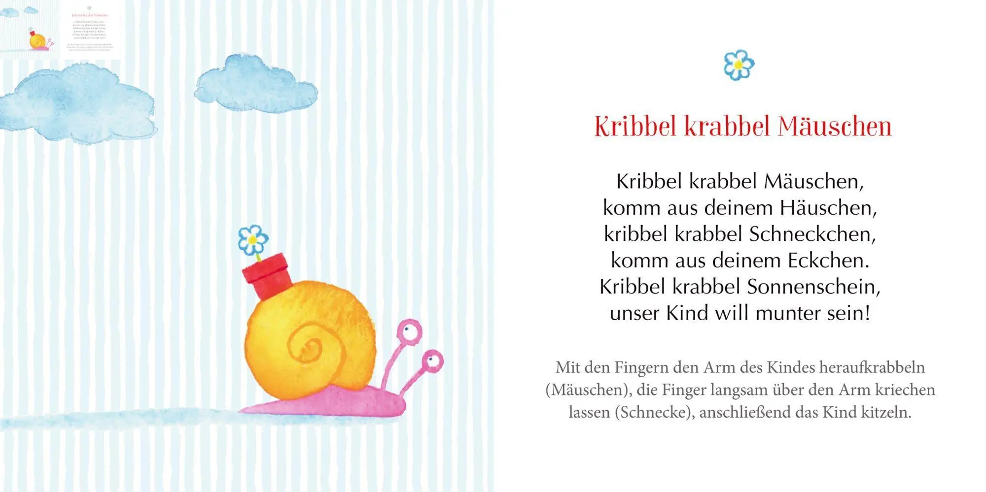 Bild: 9783649649205 | Kribbel krabbel Mäuschen | Kinderreime und Fingerspiele | Johanna Ries