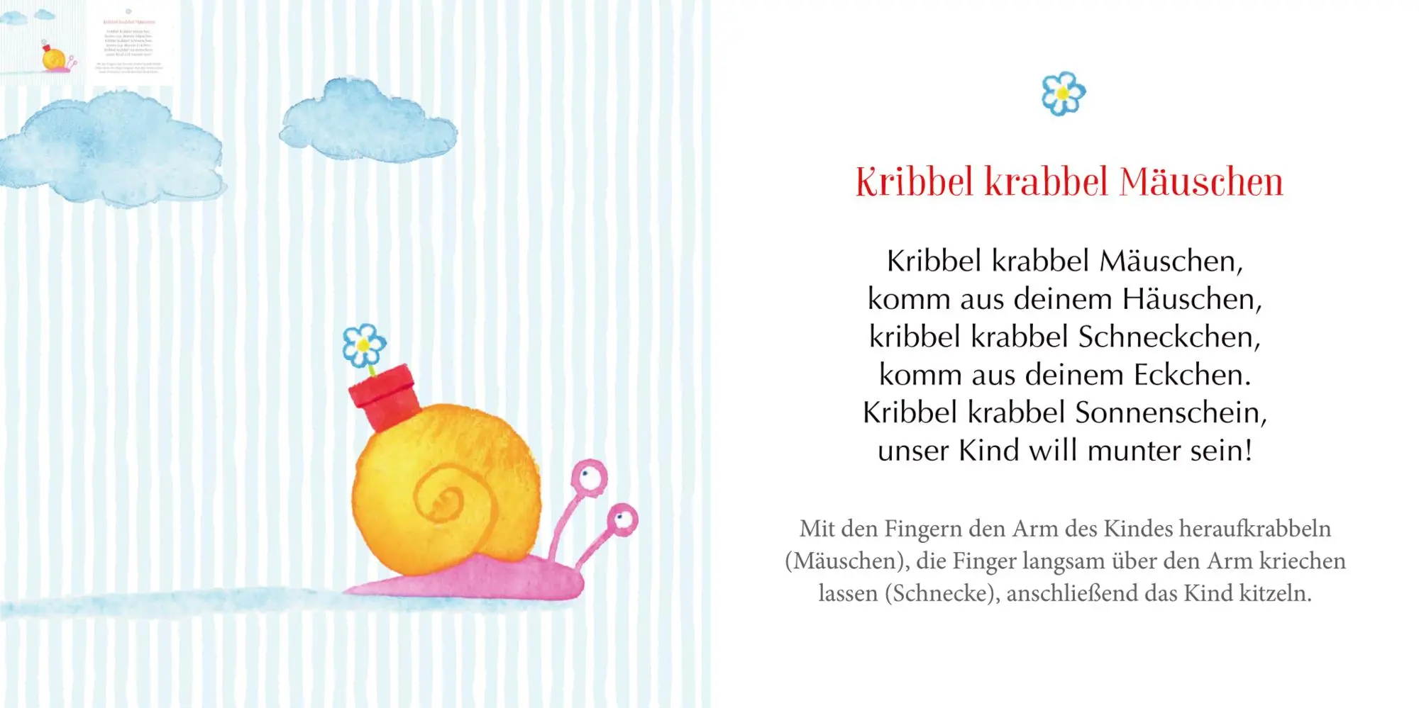 Bild: 9783649649205 | Kribbel krabbel Mäuschen | Kinderreime und Fingerspiele | Johanna Ries