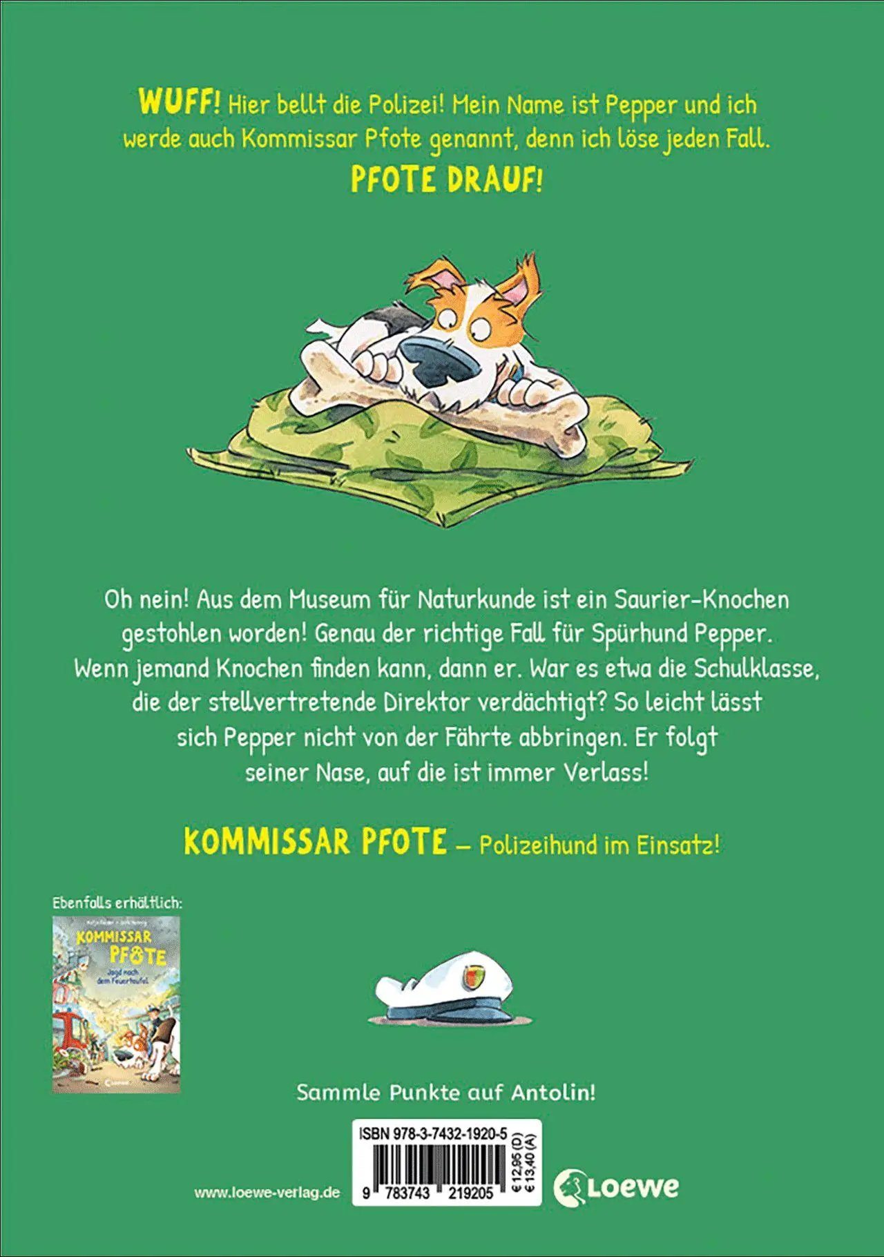 Bild: 9783743219205 | Kommissar Pfote (Band 9) - Tatort Dino-Museum | Katja Reider | Buch