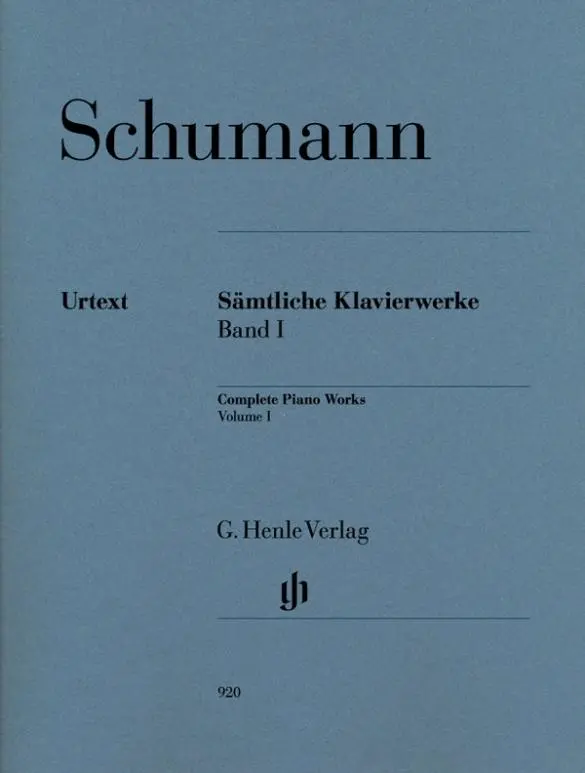 Cover: 9790201809205 | Sämtliche Klavierwerke 1 | Robert Schumann | Taschenbuch | Buch | 1998