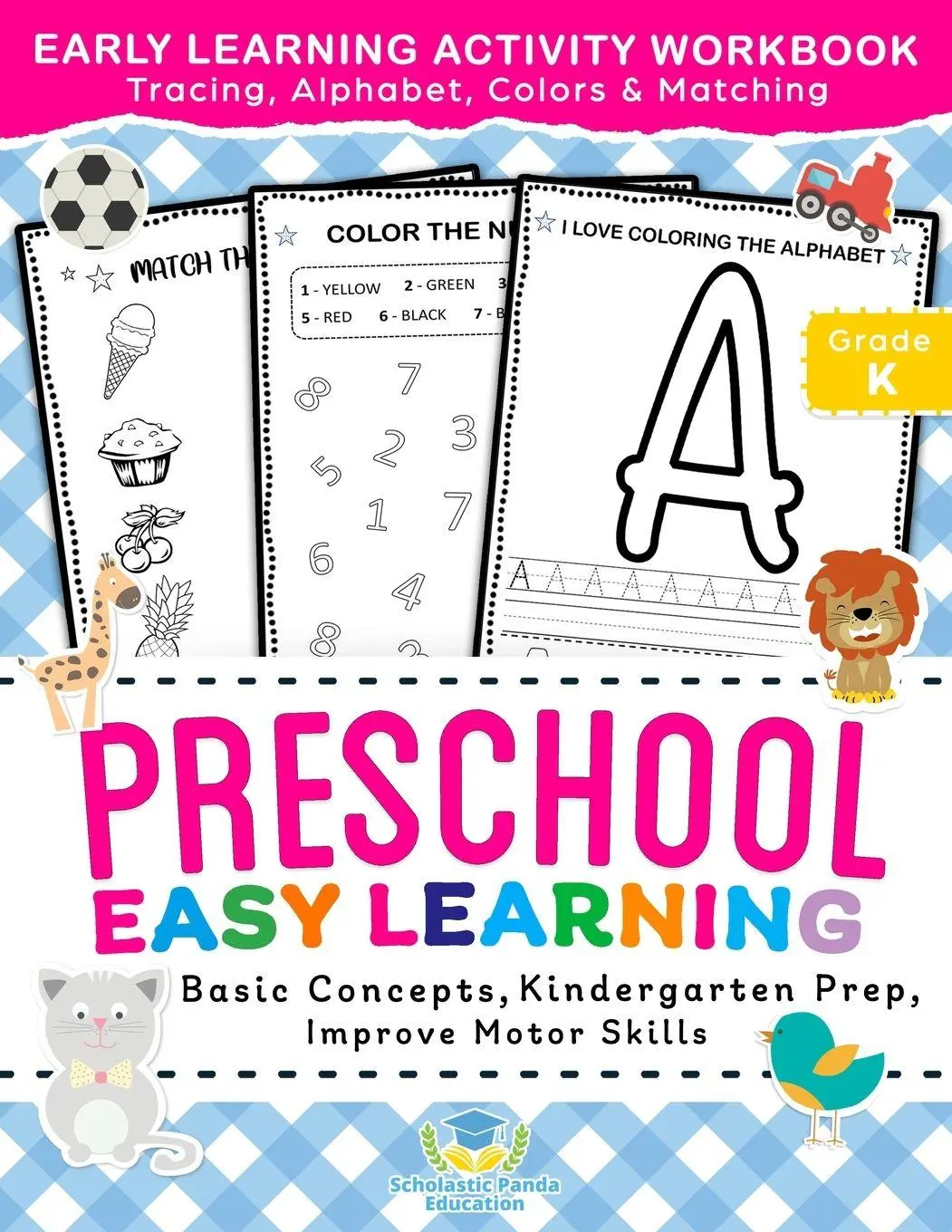 Cover: 9781953149305 | Preschool Easy Learning Activity Workbook | Scholastic Panda Education