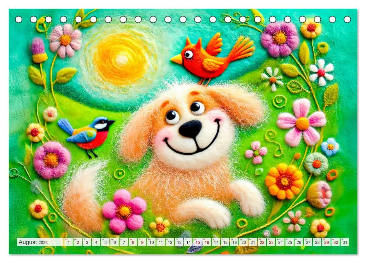 Bild: 9783457269305 | Niedliche Filzhunde - Liebevolle Ideen aus Filz und Wolle...