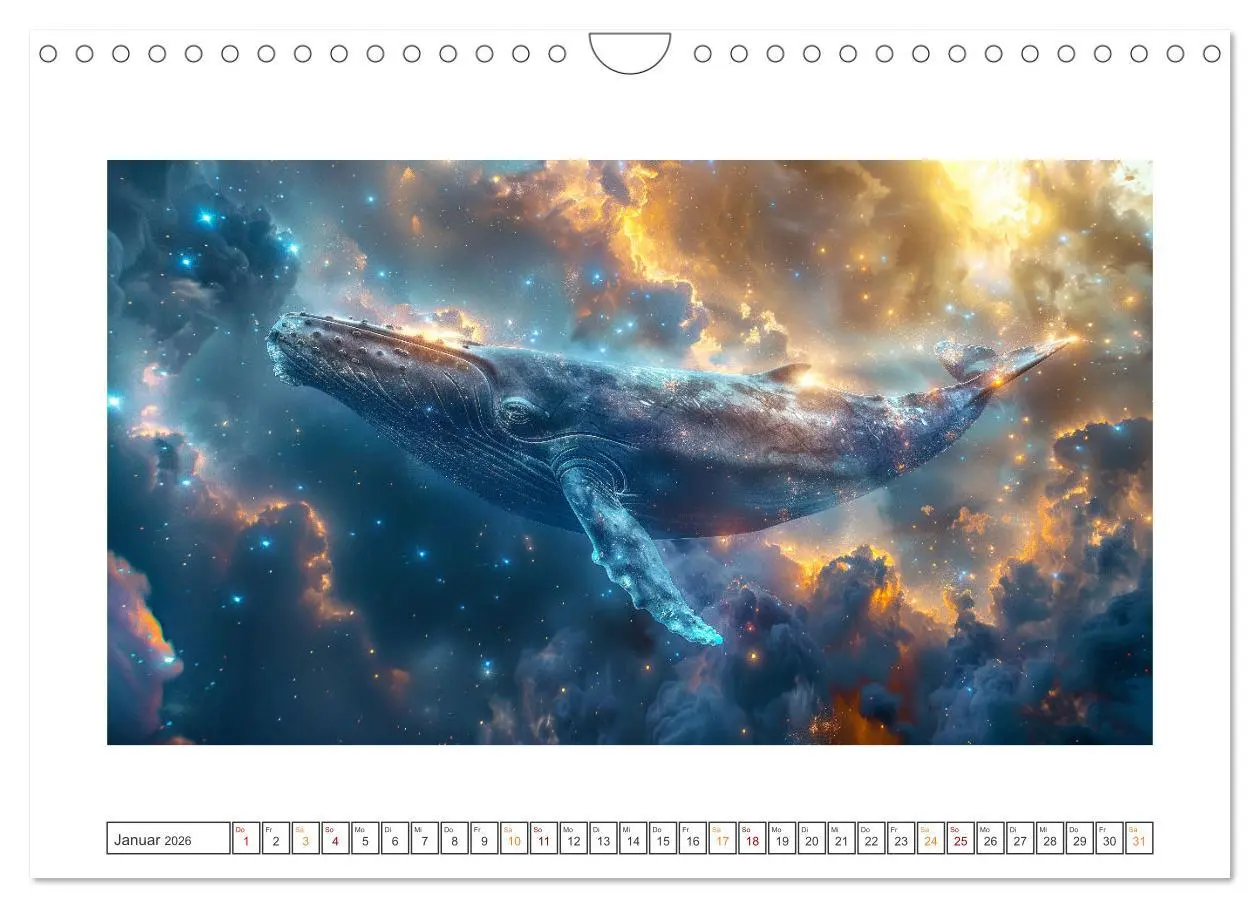 Bild: 9783457339305 | Tiere im Weltraum (Wandkalender 2026 DIN A4 quer), CALVENDO...