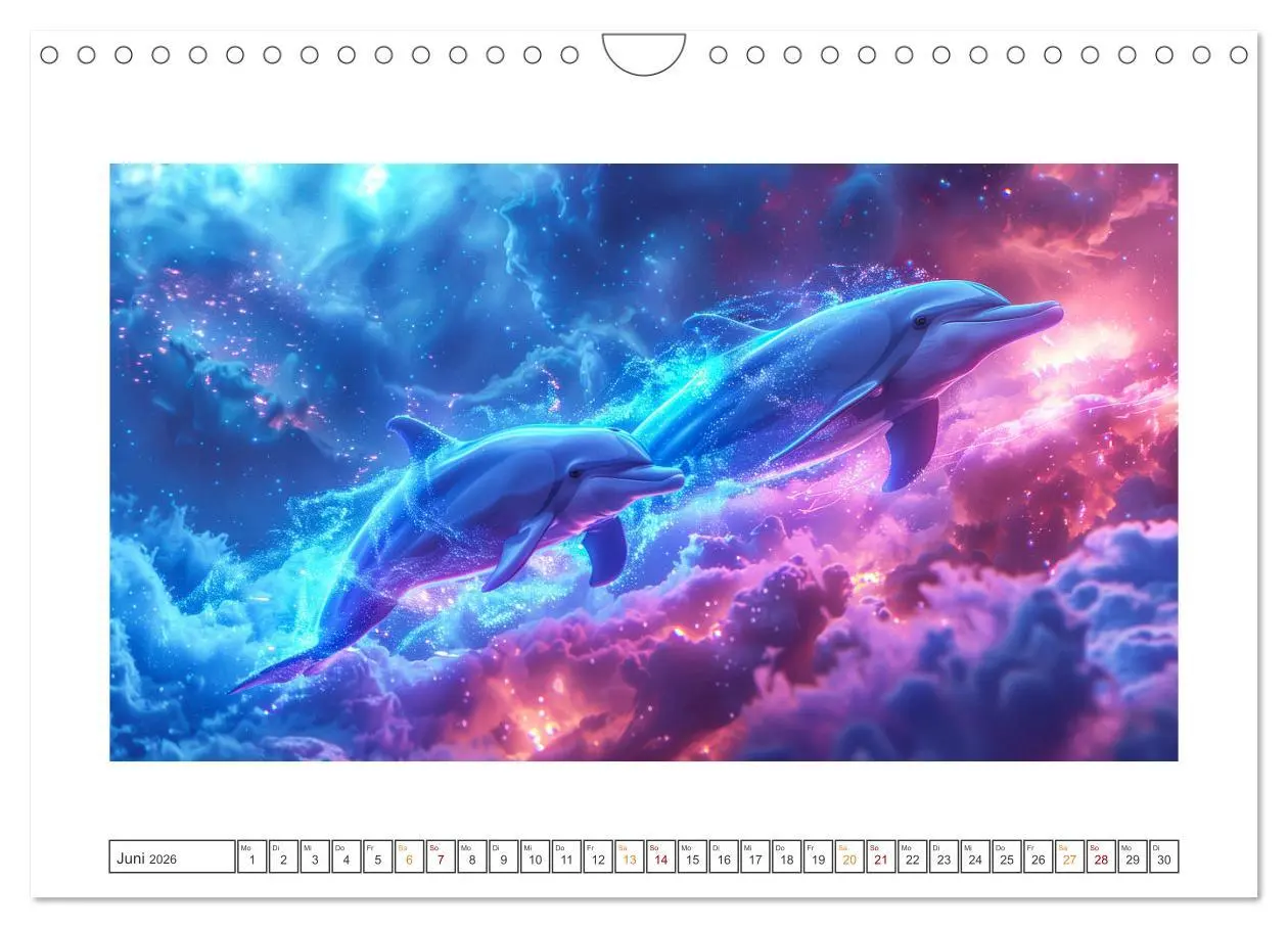 Bild: 9783457339305 | Tiere im Weltraum (Wandkalender 2026 DIN A4 quer), CALVENDO...
