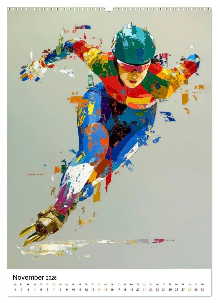 Bild: 9783516739305 | Sport in Farben (hochwertiger Premium Wandkalender 2026 DIN A2...