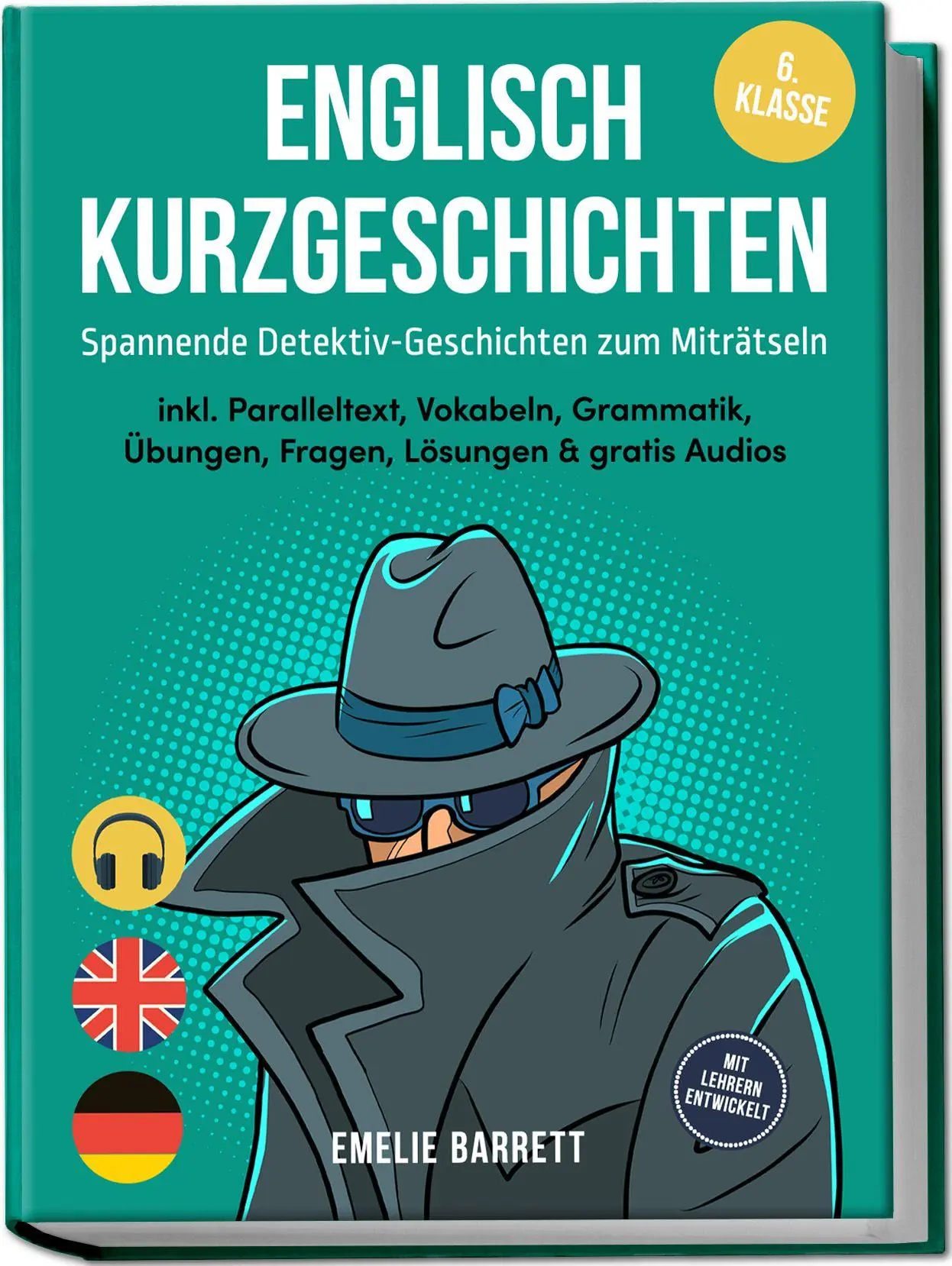 Cover: 9783757619305 | Englisch Kurzgeschichten 6. Klasse - Spannende Detektiv-Geschichten...