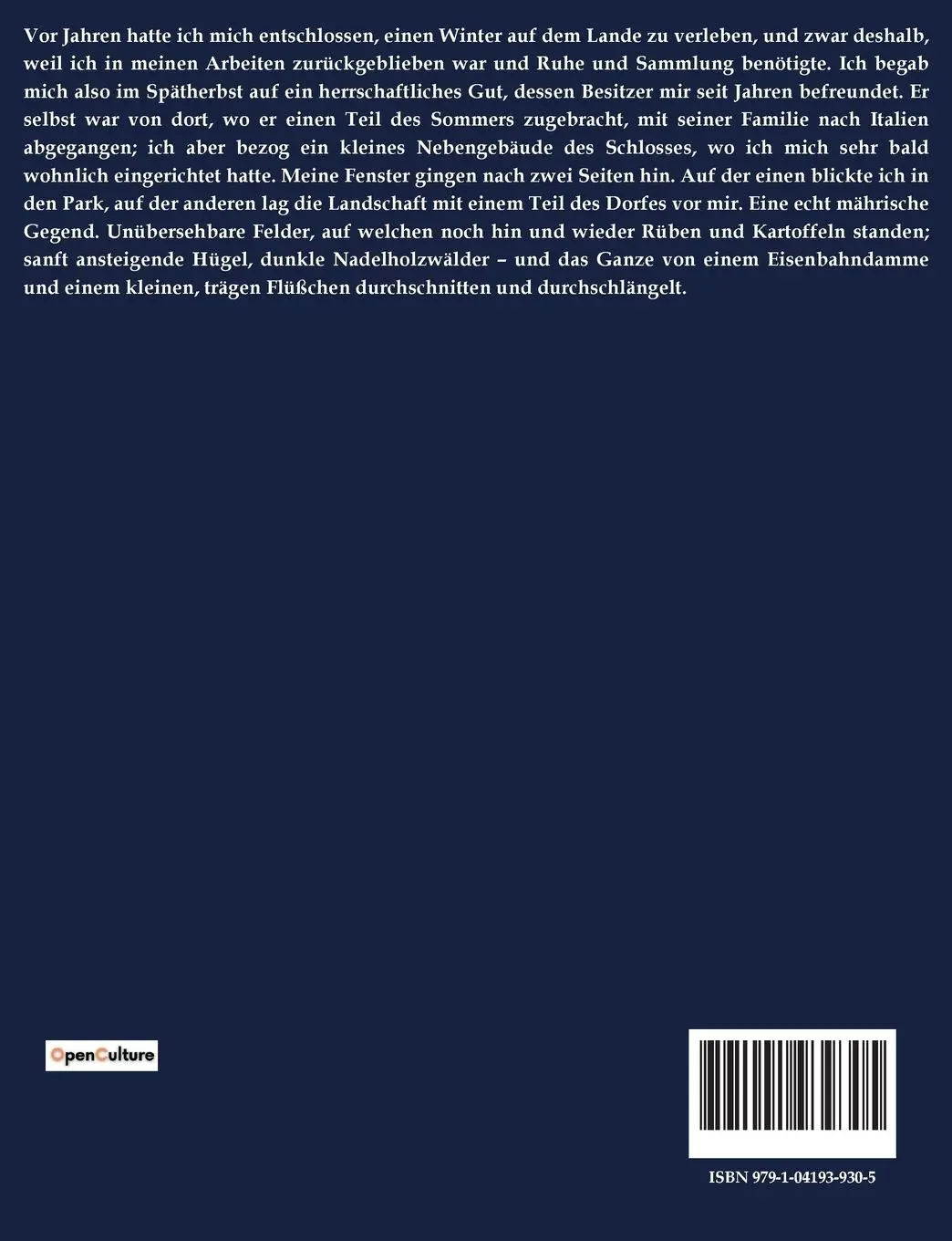 Rückseite: 9791041939305 | Tambi | Novelle | Ferdinand Von Saar | Taschenbuch | 34 S. | Deutsch