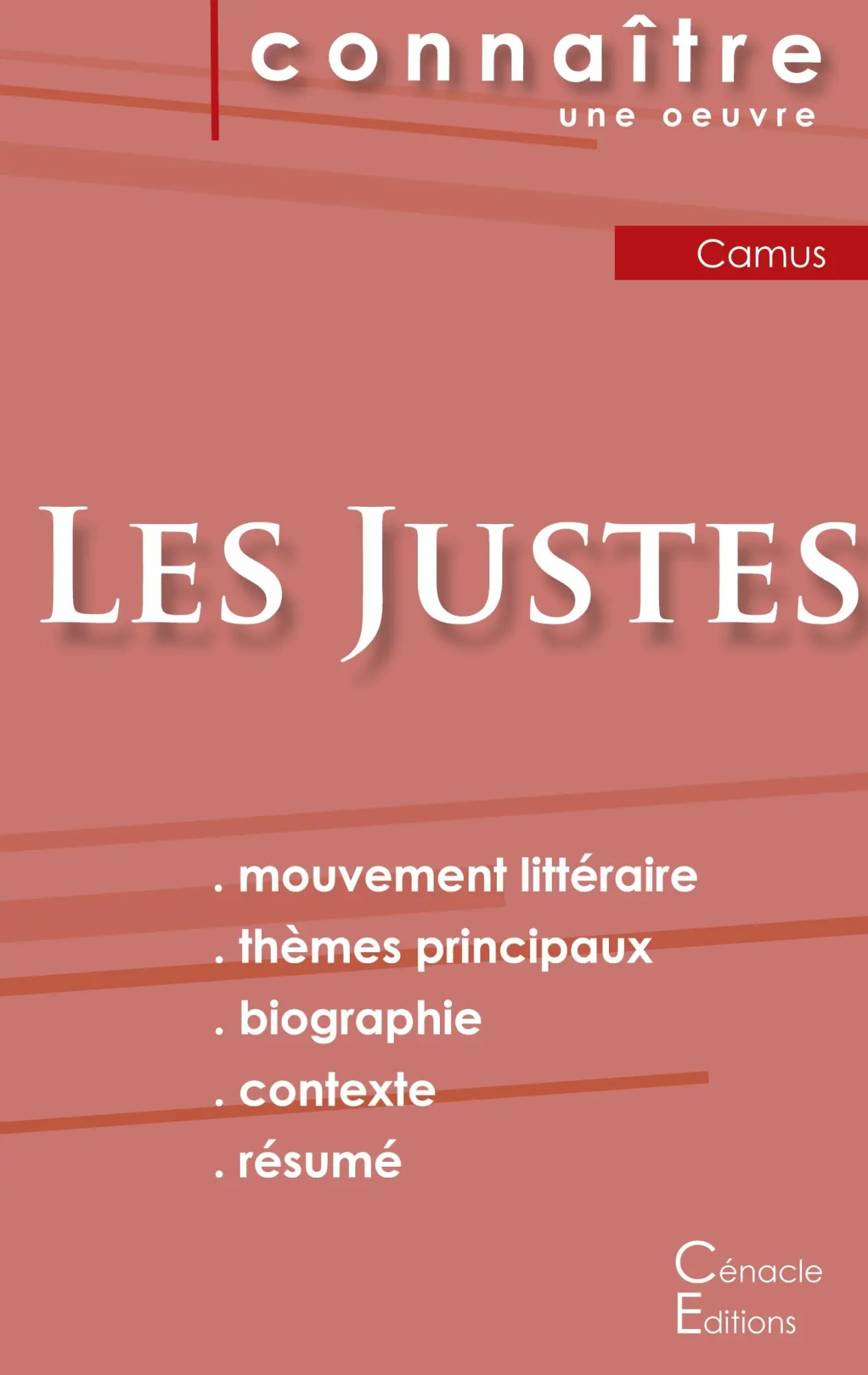 Cover: 9782367889405 | Fiche de lecture Les Justes (Analyse littéraire de référence et...