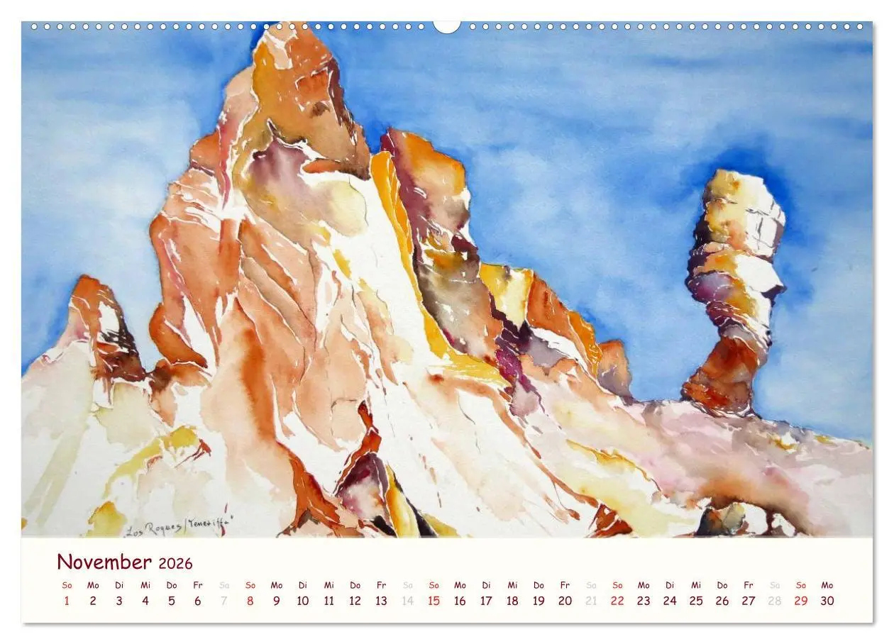 Bild: 9783516039405 | Lanzarote und Teneriffa - Aquarelle (hochwertiger Premium...