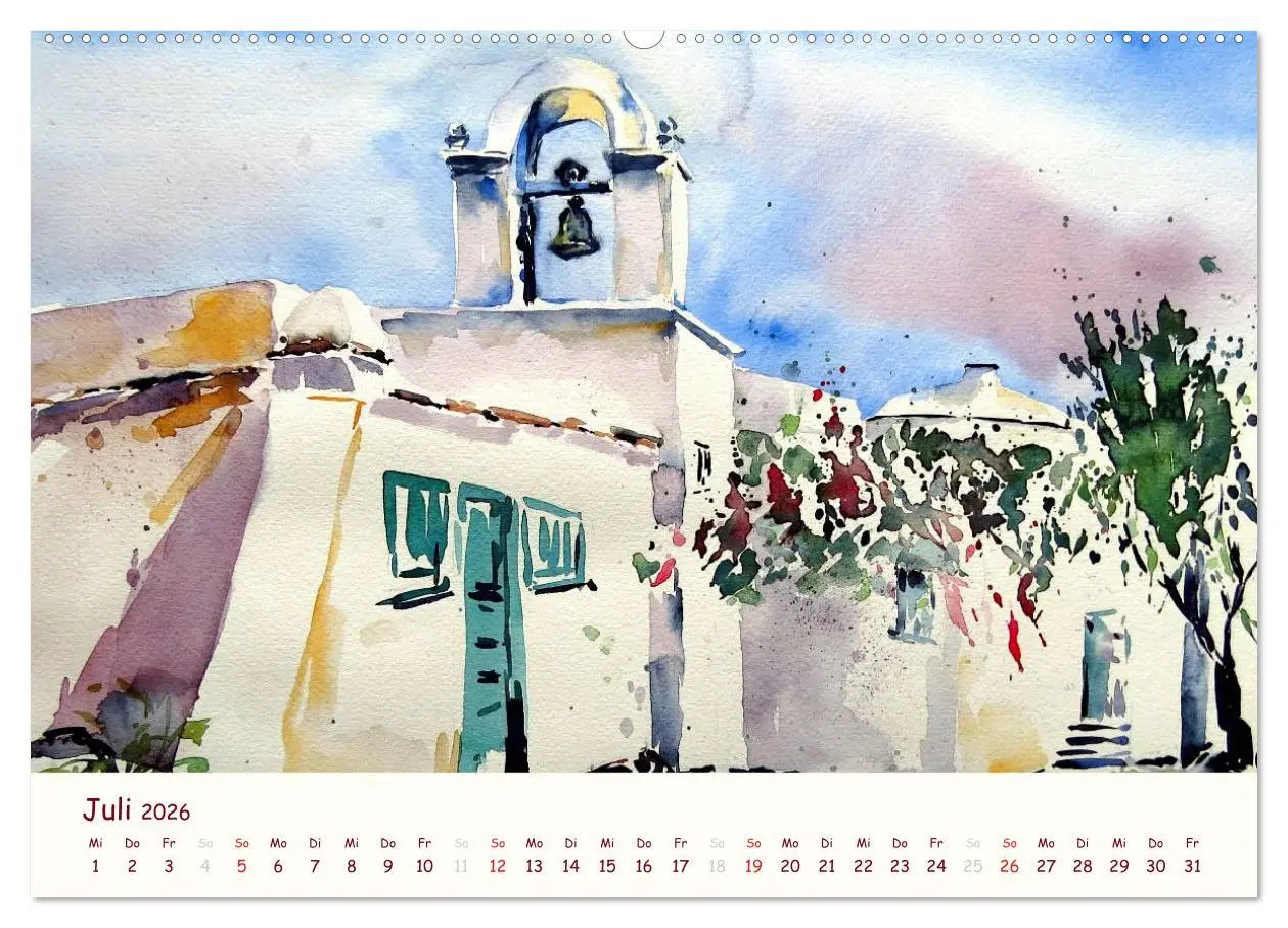 Bild: 9783516039405 | Lanzarote und Teneriffa - Aquarelle (hochwertiger Premium...