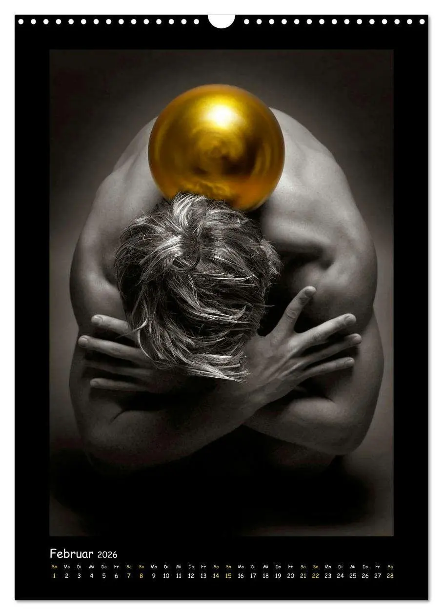 Bild: 9783516349405 | Golden Ball Männerakte exquisit (Wandkalender 2026 DIN A3 hoch),...