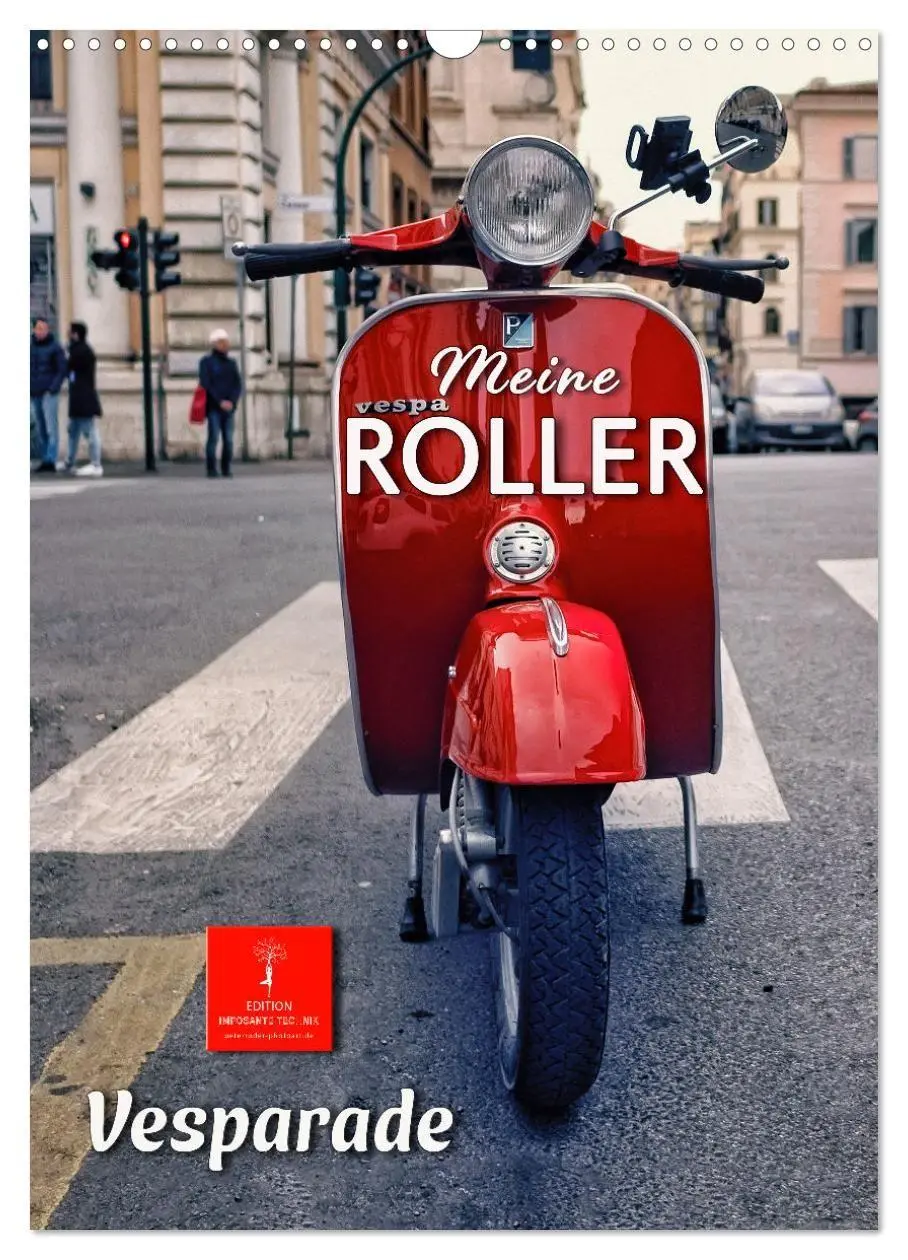 Cover: 9783569369405 | Meine Roller Vesparade (Wandkalender 2027 DIN A3 hoch), CALVENDO...