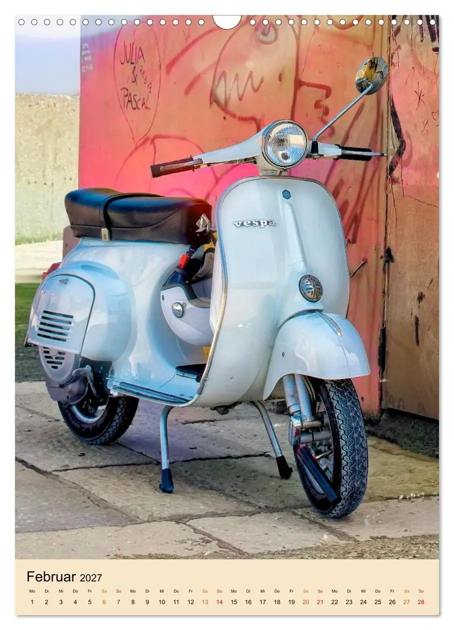 Bild: 9783569369405 | Meine Roller Vesparade (Wandkalender 2027 DIN A3 hoch), CALVENDO...