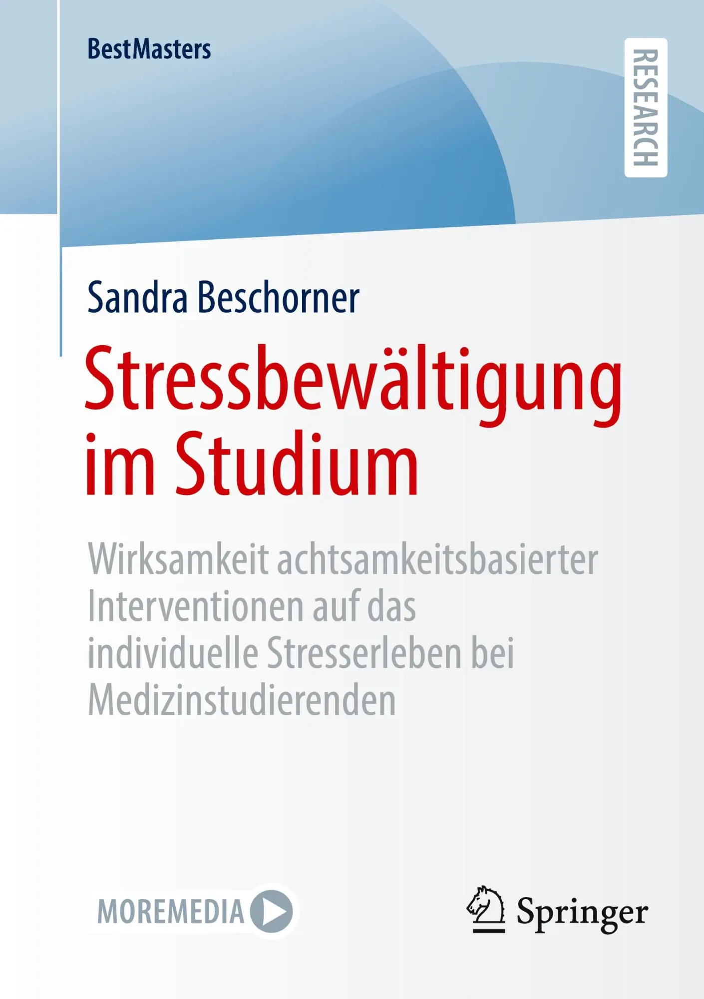 Cover: 9783658469405 | Stressbewältigung im Studium | Sandra Beschorner | Taschenbuch | xix