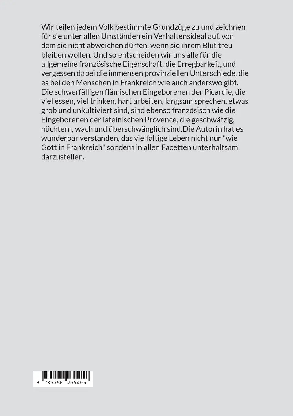 Rückseite: 9783756239405 | Wie Gott in Frankreich | Französisches Leben in Stadt und Land | Lynch