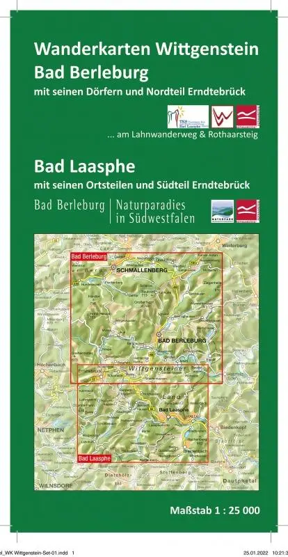 Cover: 9783866369405 | Wanderkarten-Set Bad Laasphe + Bad Berleburg | Taschenbuch | 2 Bde/Tle