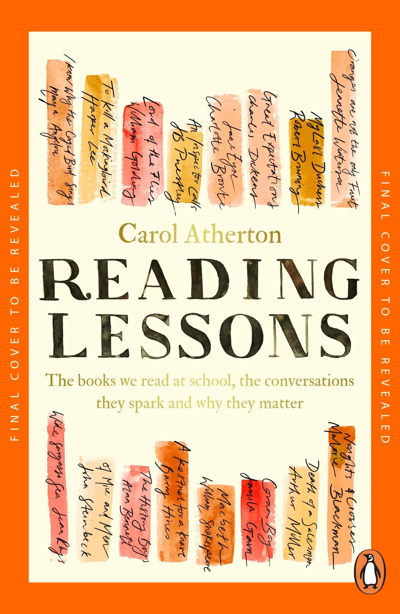 Cover: 9780241629505 | Reading Lessons | Carol Atherton | Taschenbuch | VIII | Englisch