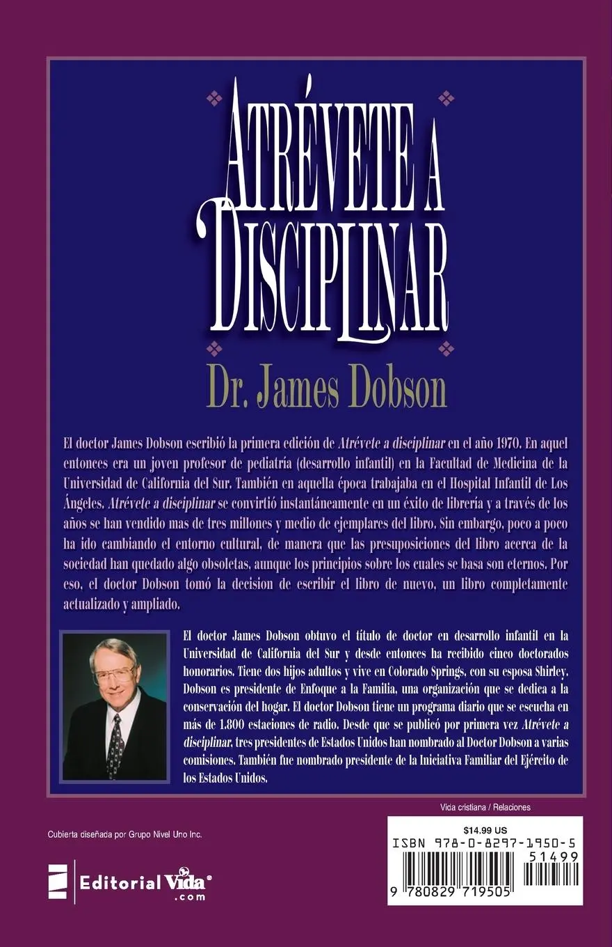 Rückseite: 9780829719505 | Atrévete a disciplinar (nueva edición) | James C. Dobson | Taschenbuch
