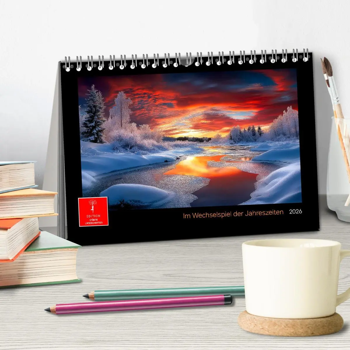 Bild: 9783457249505 | Im Wechselspiel der Jahreszeiten (Tischkalender 2026 DIN A5 quer),...