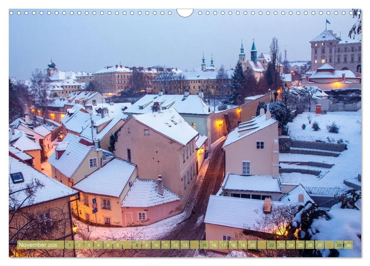 Bild: 9783457549605 | Winterzauber in Prag (Wandkalender 2026 DIN A3 quer), CALVENDO...