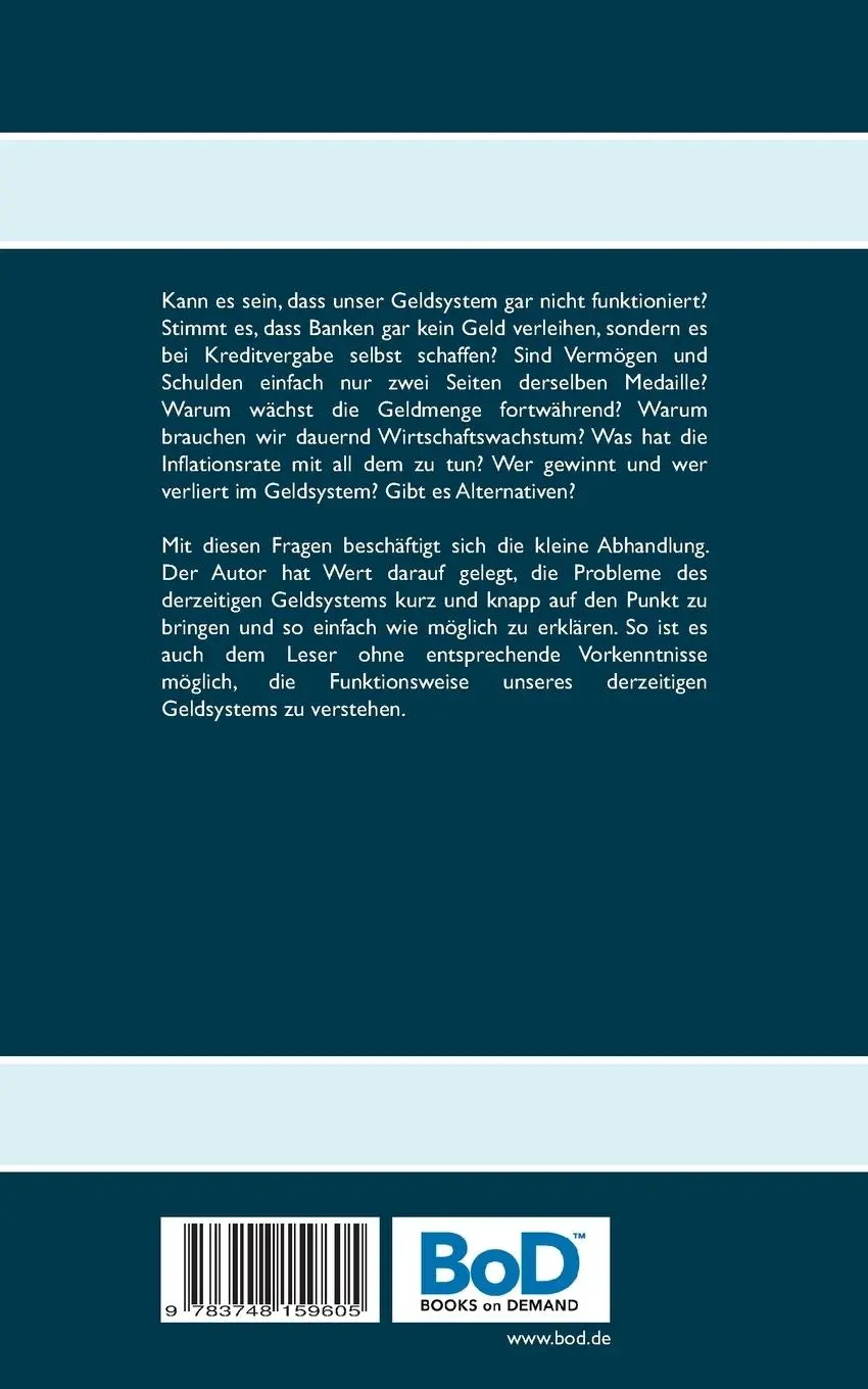 Rückseite: 9783748159605 | Schwarzbuch Geldsystem | Sebastian Kunze | Taschenbuch | Paperback