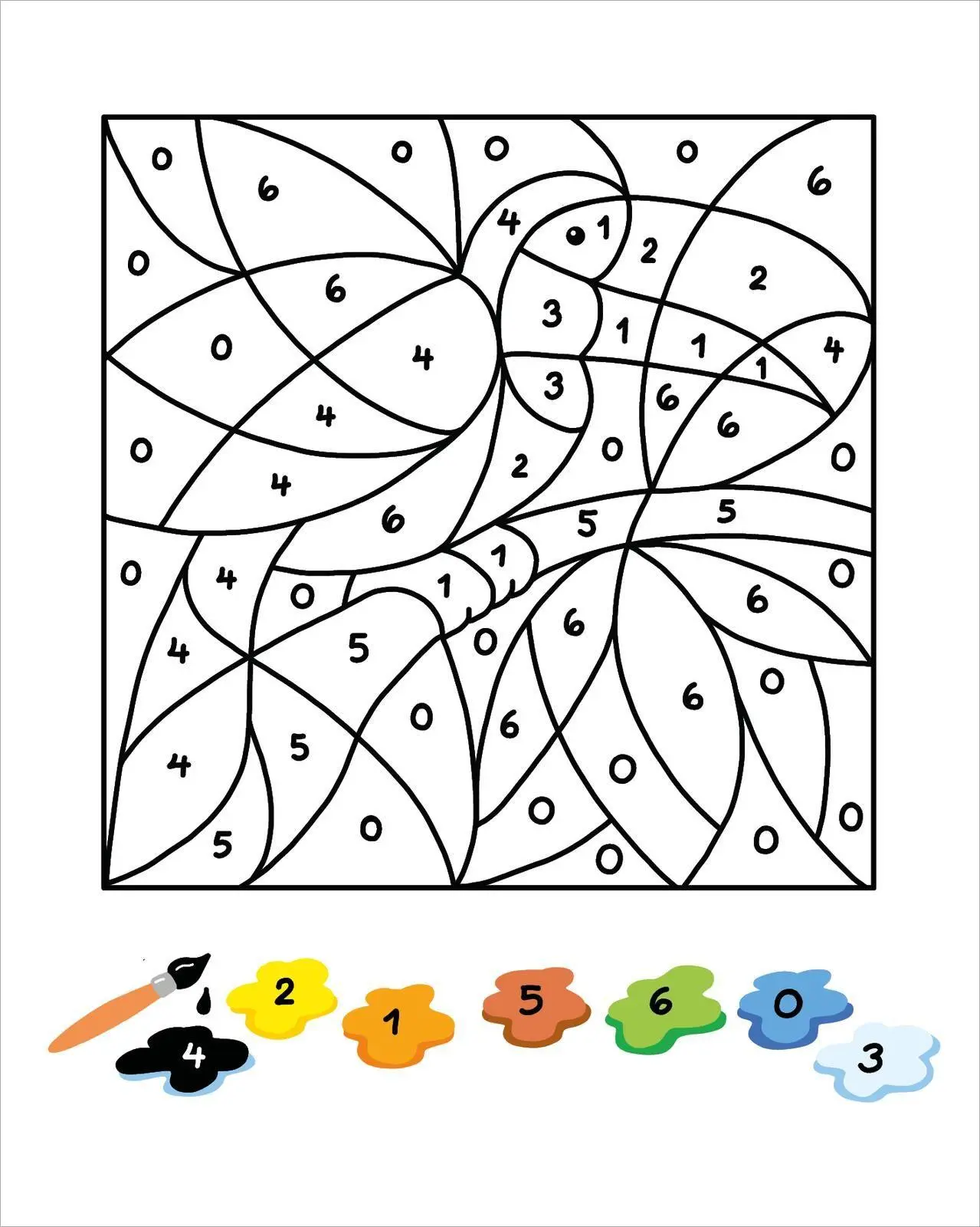 Bild: 9783845869605 | Malen nach Zahlen Mini - Zoo | Corina Beurenmeister | Taschenbuch