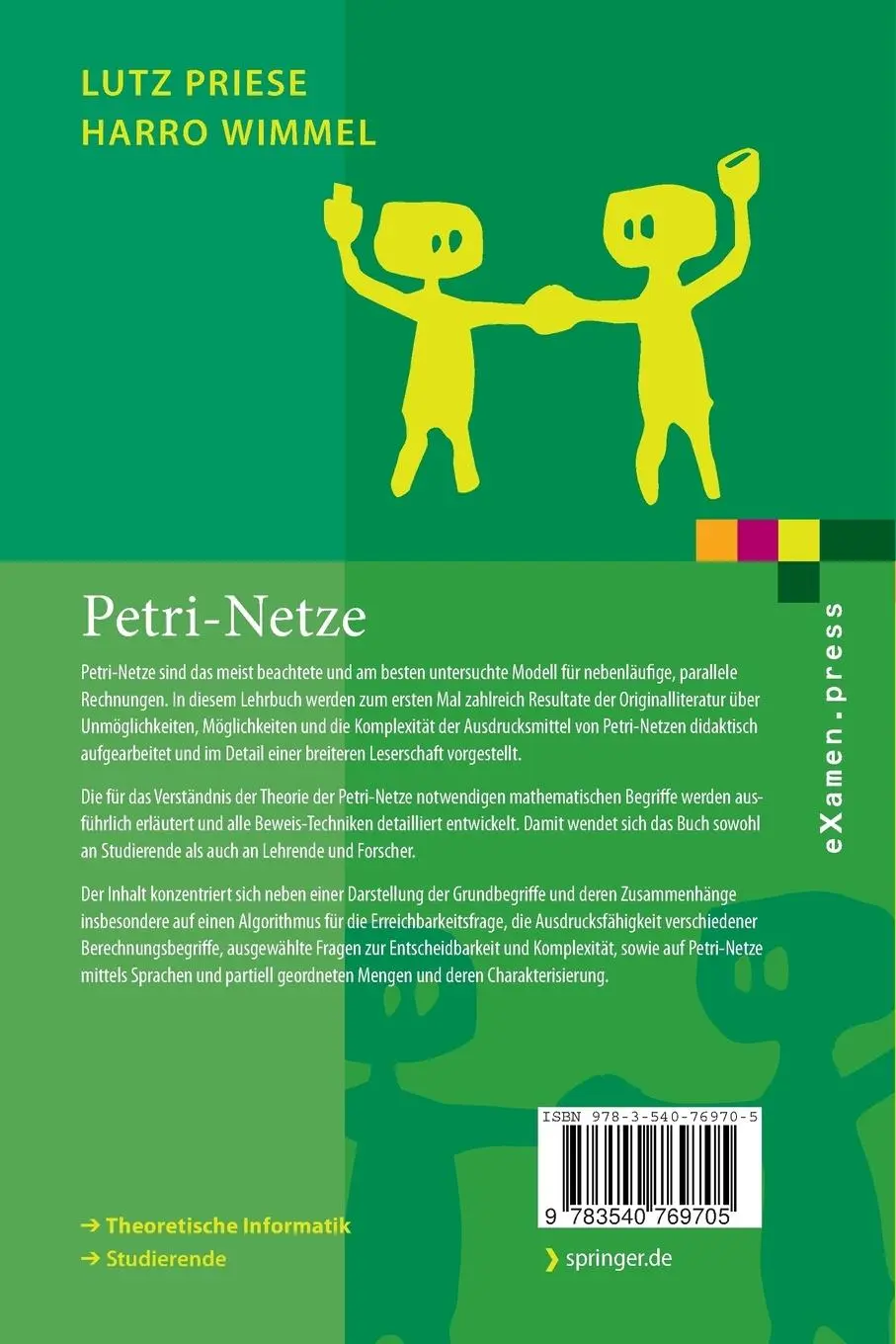 Rückseite: 9783540769705 | Petri-Netze | Harro Wimmel (u. a.) | Taschenbuch | ix | Deutsch | 2008