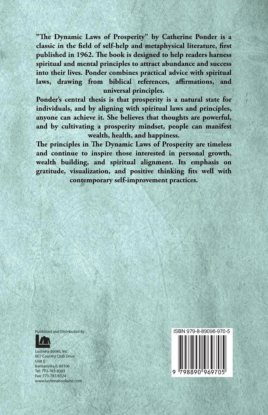 Rückseite: 9798890969705 | Dynamic Laws of Prosperity | Catherine Ponder | Taschenbuch | Englisch