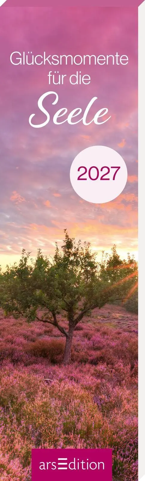 Cover: 4014489139805 | Lesezeichenkalender Glücksmomente für die Seele 2027 | Kalender | 2027