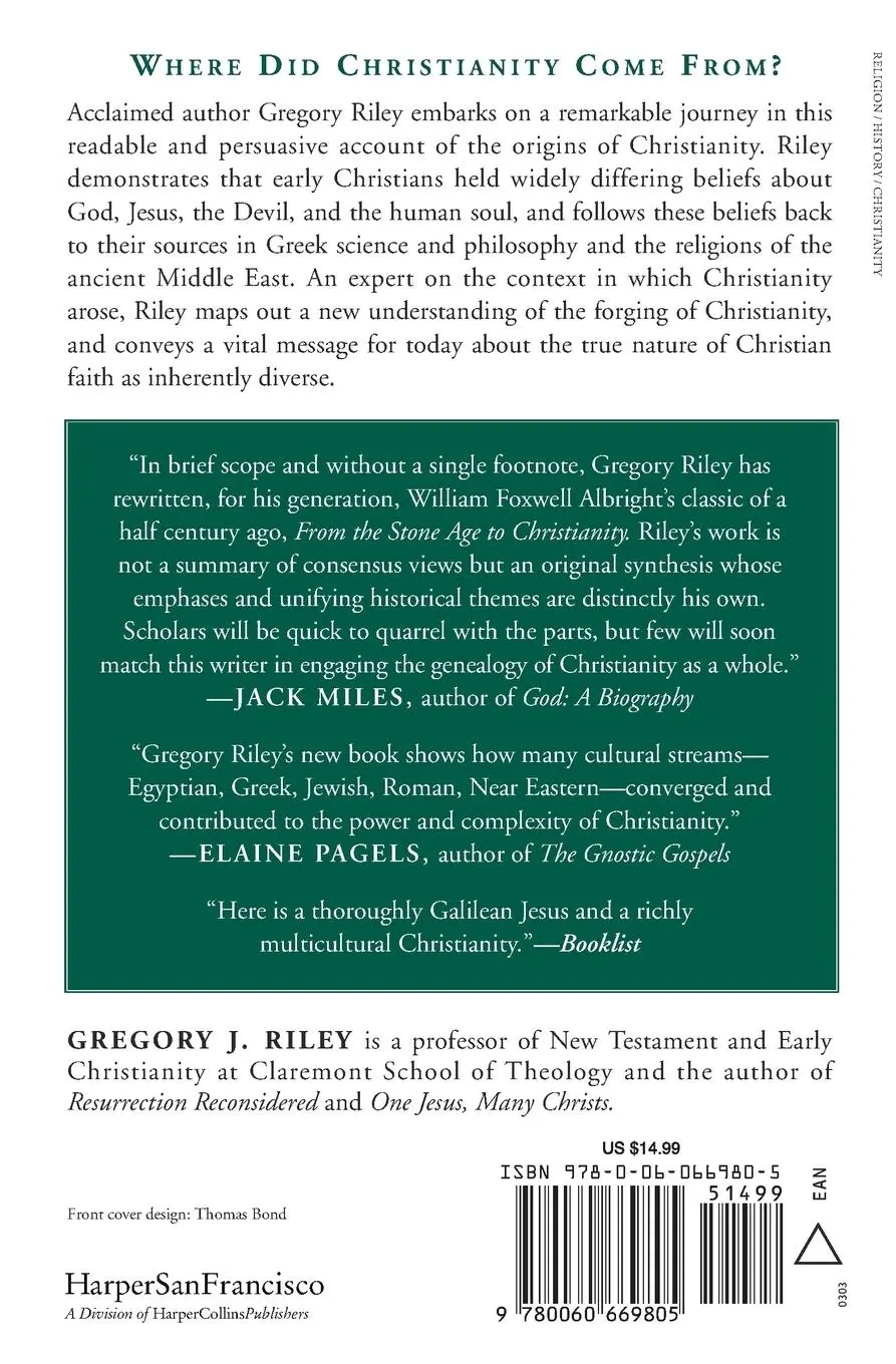 Rückseite: 9780060669805 | The River of God | A New History of Christian Origins | Riley | Buch