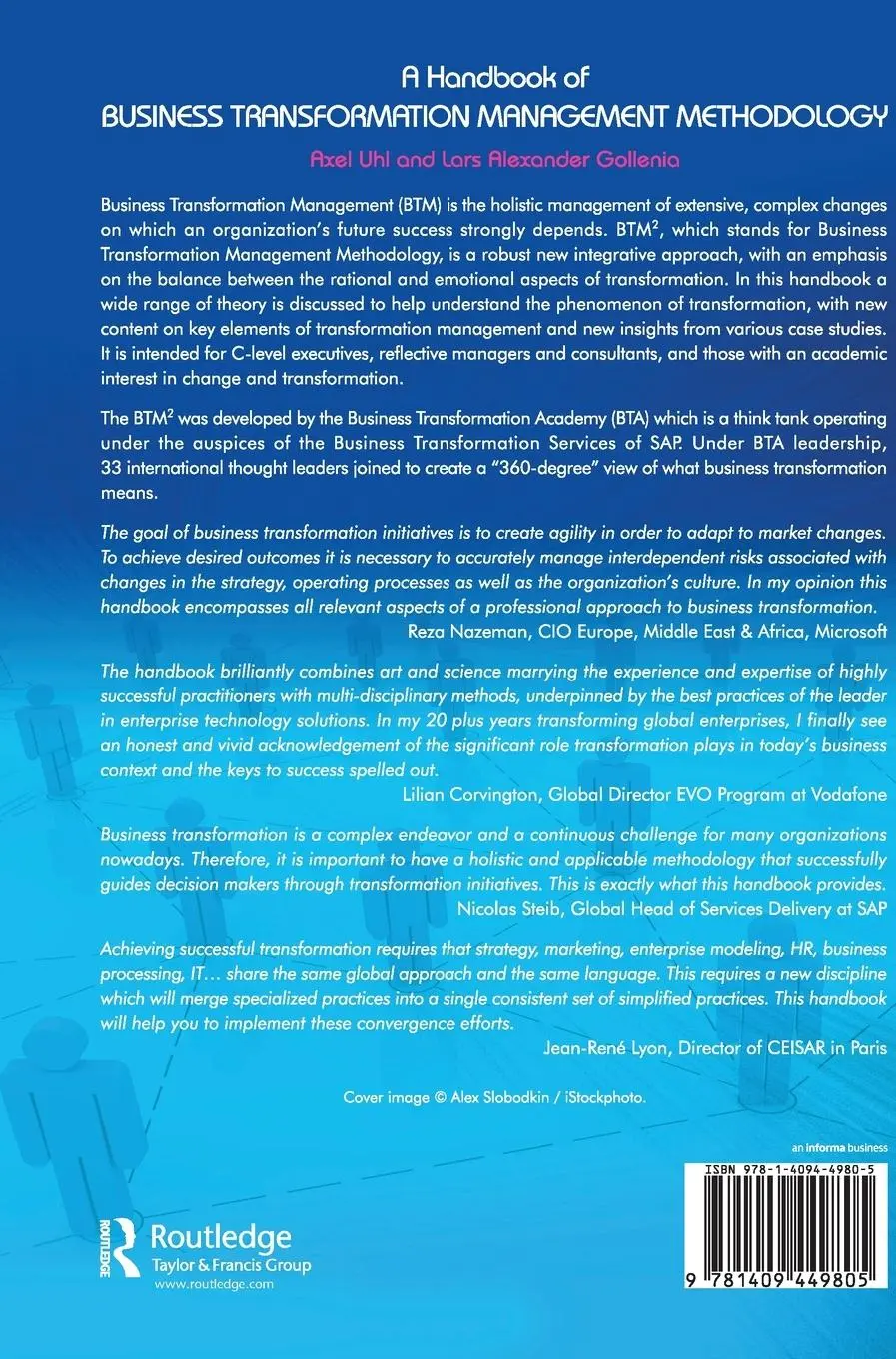 Rückseite: 9781409449805 | A Handbook of Business Transformation Management Methodology | Buch