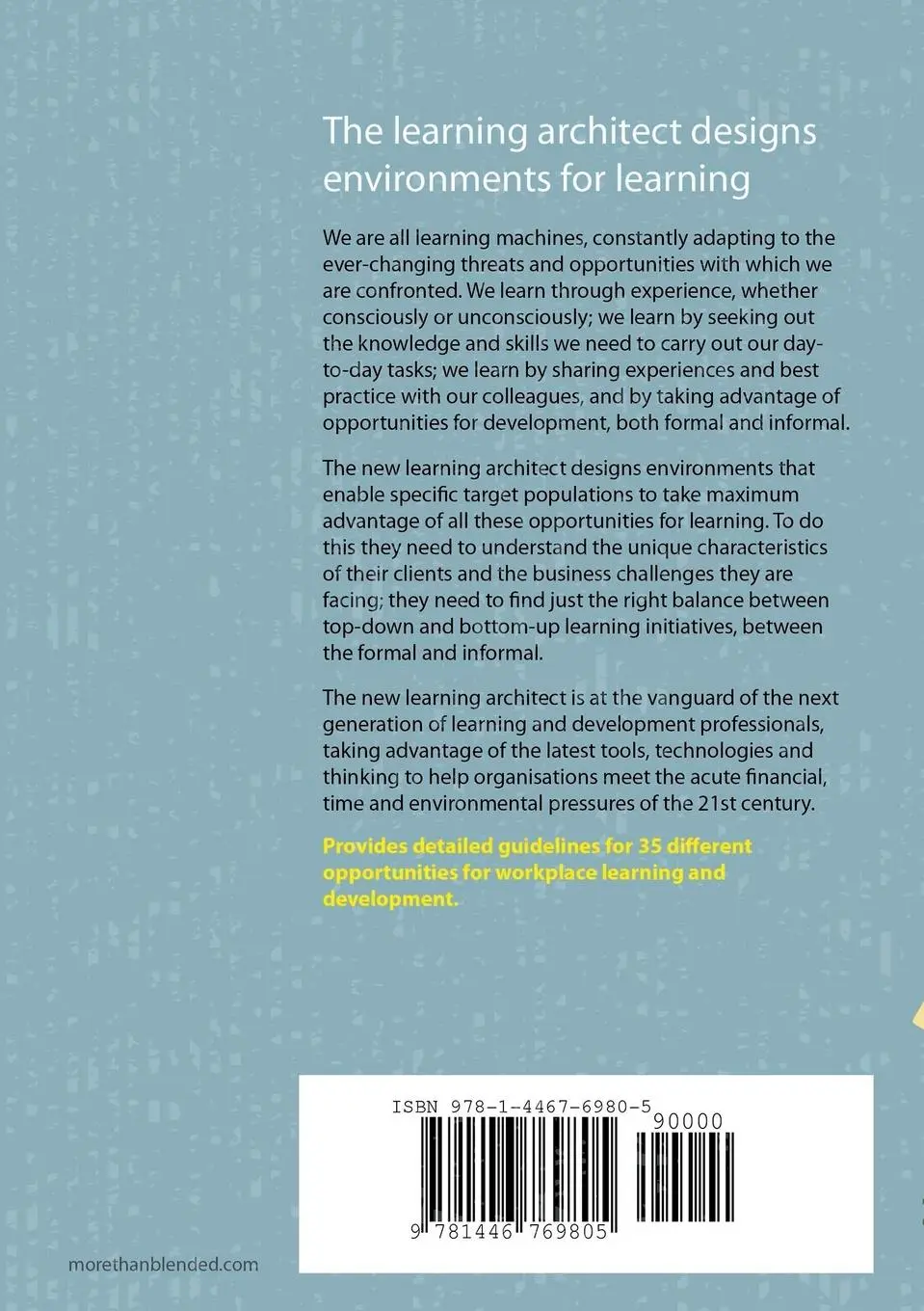Rückseite: 9781446769805 | The New Learning Architect | Clive Shepherd | Taschenbuch | Englisch