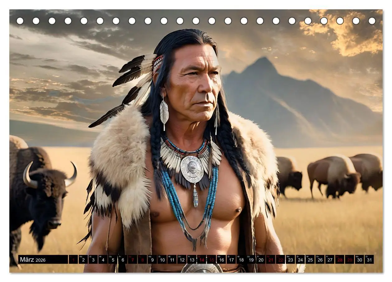 Bild: 9783457389805 | Im weiten Land der Indianer (Tischkalender 2026 DIN A5 quer),...