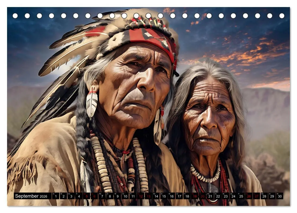 Bild: 9783457389805 | Im weiten Land der Indianer (Tischkalender 2026 DIN A5 quer),...