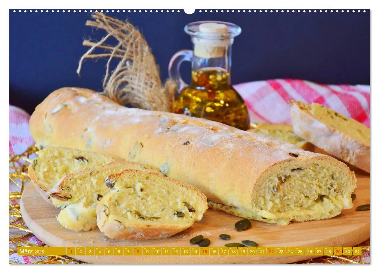 Bild: 9783457769805 | Brot und Gebäck. Feines aus der Backstube (Wandkalender 2026 DIN A2...