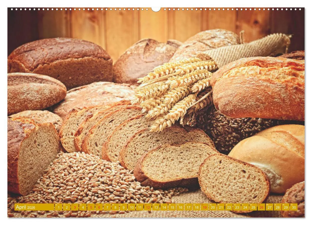 Bild: 9783457769805 | Brot und Gebäck. Feines aus der Backstube (Wandkalender 2026 DIN A2...
