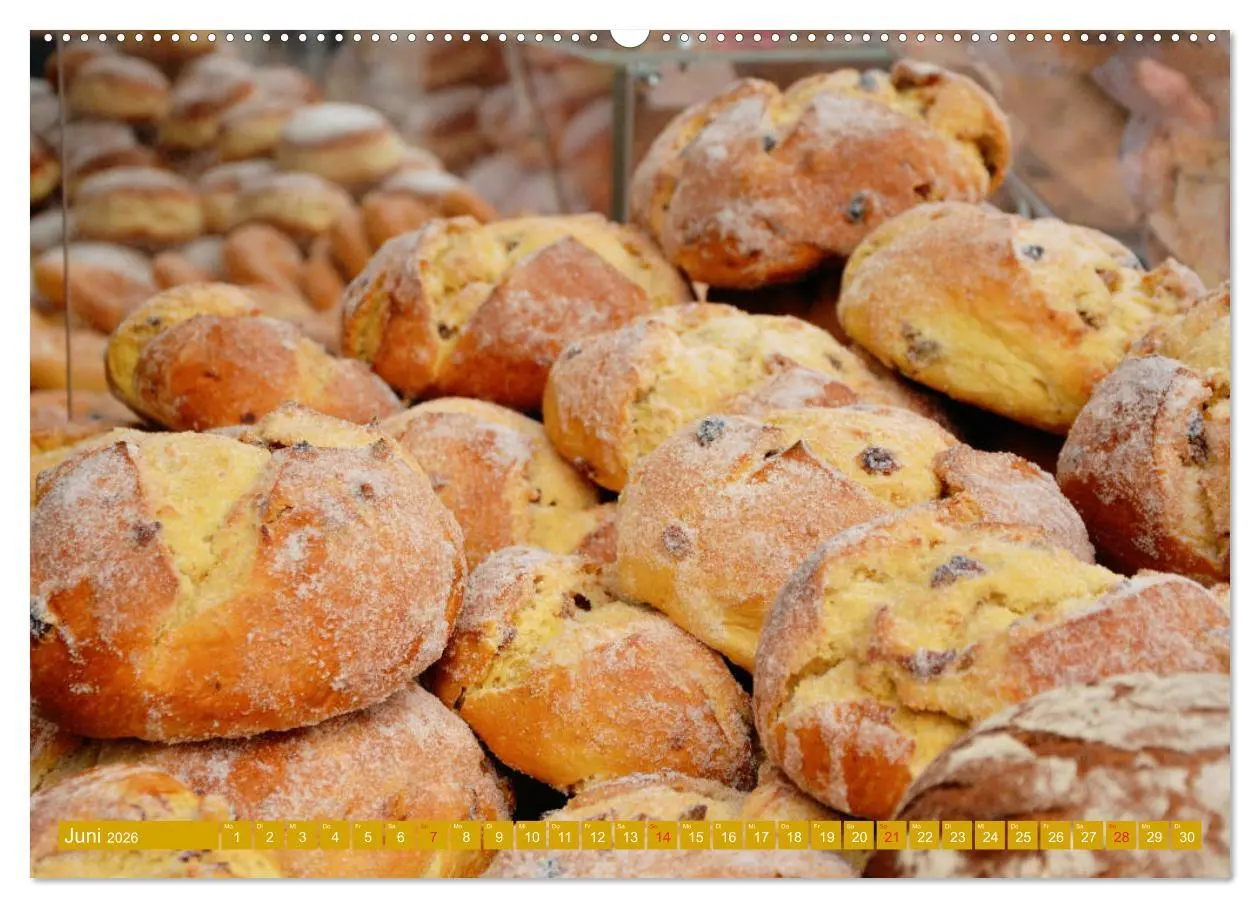 Bild: 9783457769805 | Brot und Gebäck. Feines aus der Backstube (Wandkalender 2026 DIN A2...