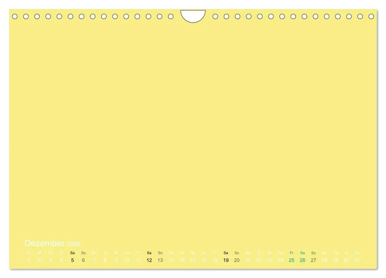 Bild: 9783516169805 | Bastelkalender - Gelb (Wandkalender 2026 DIN A4 quer), CALVENDO...