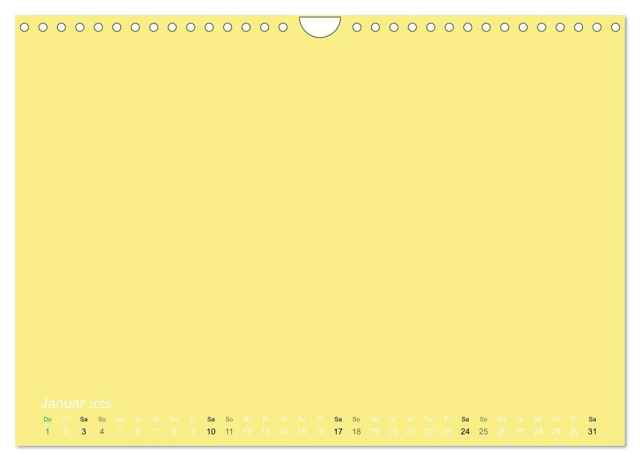 Bild: 9783516169805 | Bastelkalender - Gelb (Wandkalender 2026 DIN A4 quer), CALVENDO...