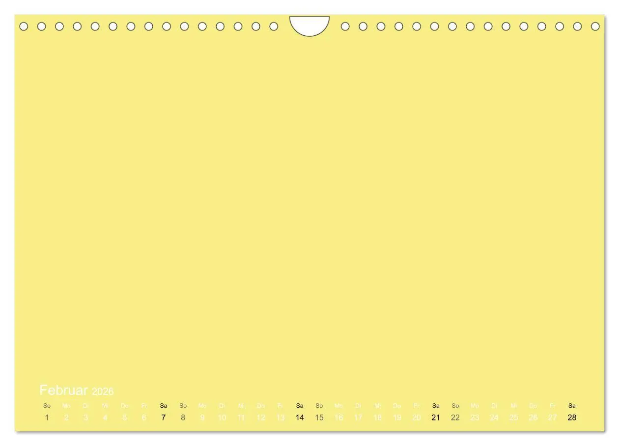 Bild: 9783516169805 | Bastelkalender - Gelb (Wandkalender 2026 DIN A4 quer), CALVENDO...
