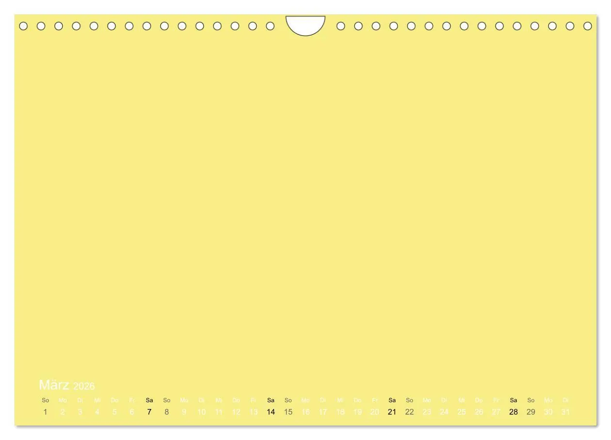 Bild: 9783516169805 | Bastelkalender - Gelb (Wandkalender 2026 DIN A4 quer), CALVENDO...