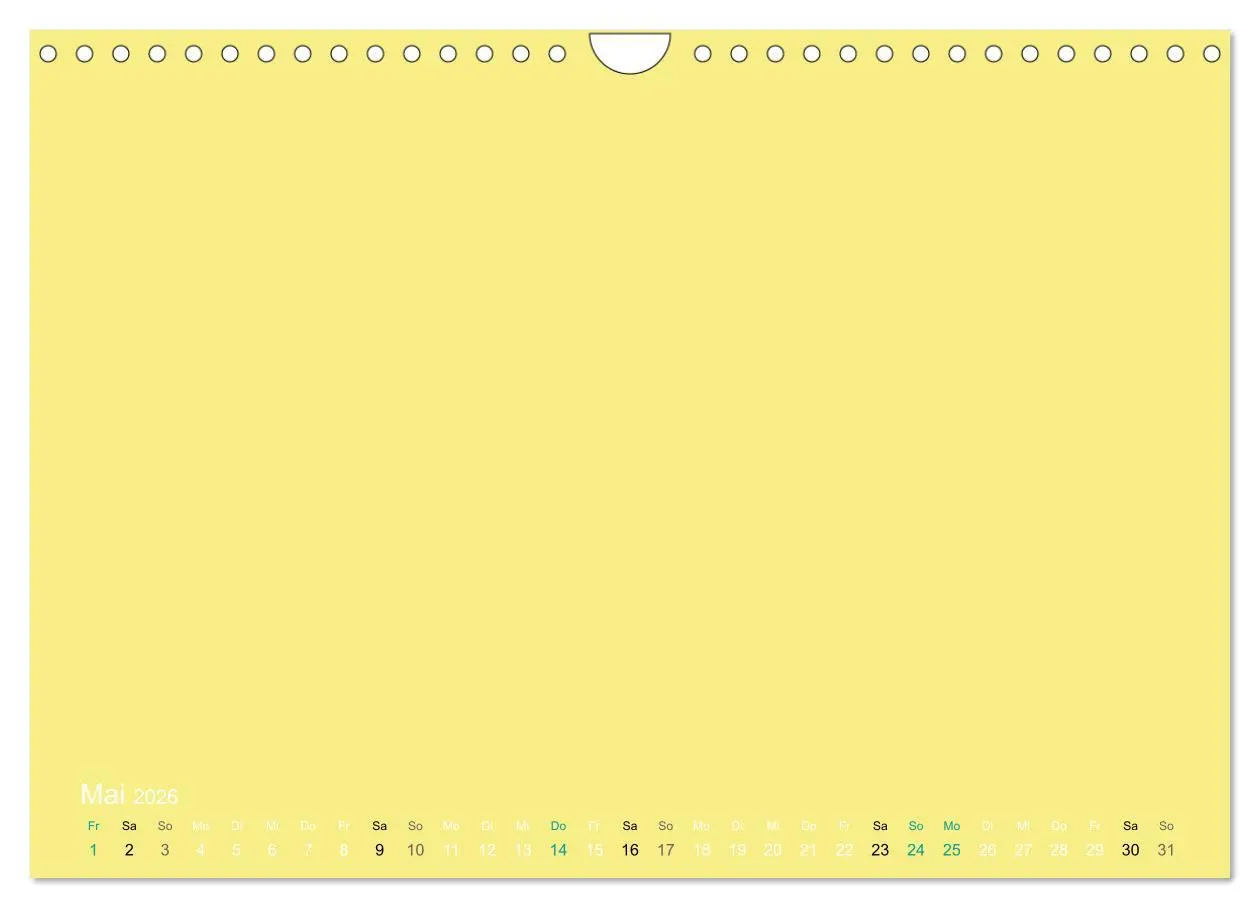 Bild: 9783516169805 | Bastelkalender - Gelb (Wandkalender 2026 DIN A4 quer), CALVENDO...