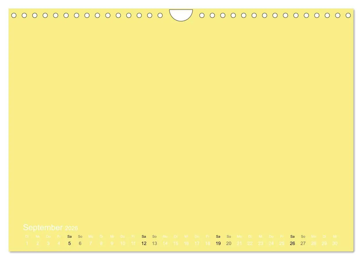 Bild: 9783516169805 | Bastelkalender - Gelb (Wandkalender 2026 DIN A4 quer), CALVENDO...