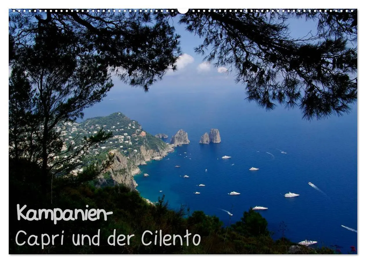 Cover: 9783516239805 | Kampanien - Capri und der Cilento (Wandkalender 2026 DIN A2 quer),...