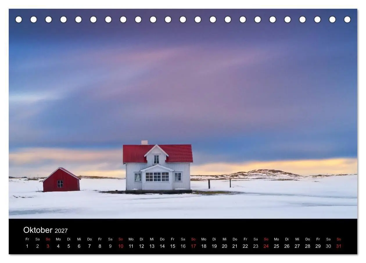 Bild: 9783594219805 | Norwegen (Tischkalender 2027 DIN A5 quer), CALVENDO Monatskalender