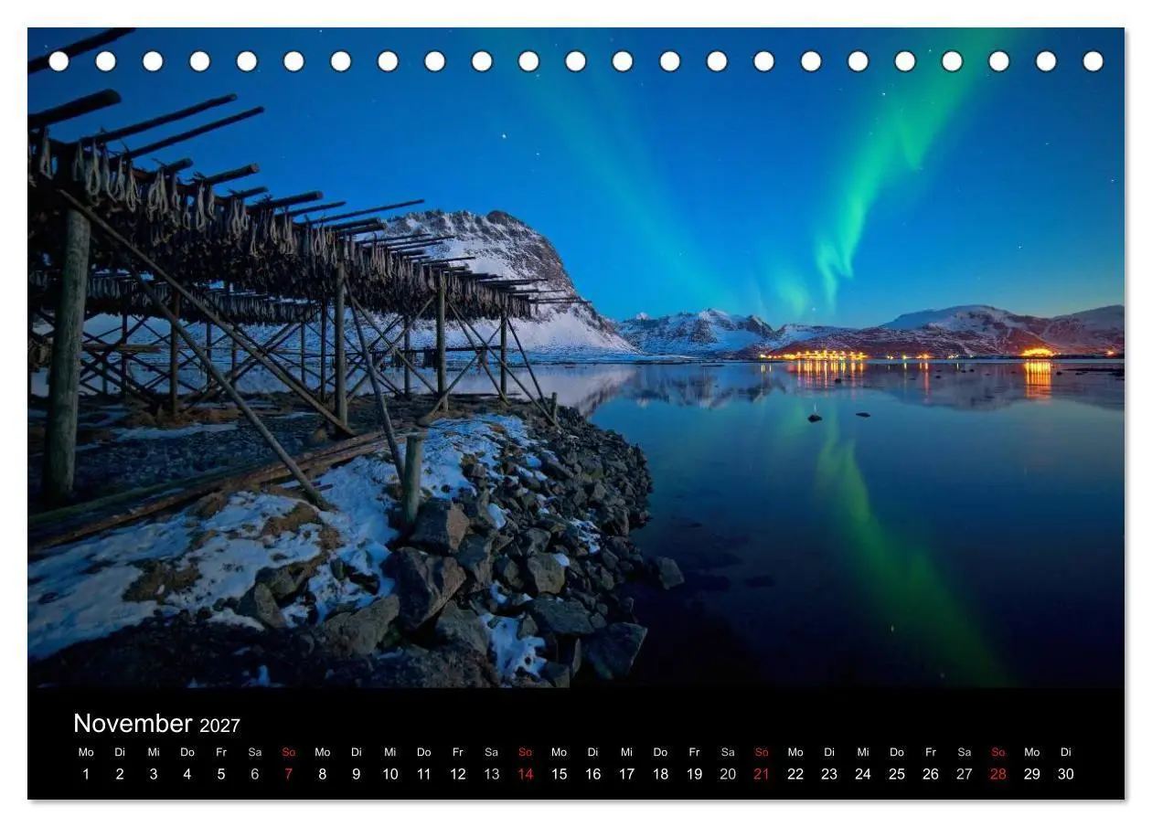 Bild: 9783594219805 | Norwegen (Tischkalender 2027 DIN A5 quer), CALVENDO Monatskalender